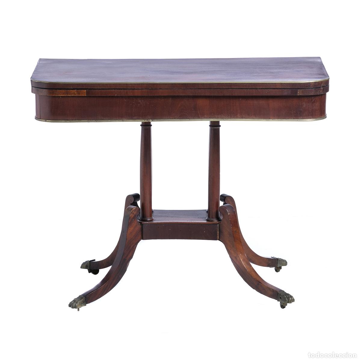 Antig&uuml;edades: Mesa de juego - siglo XIX - Foto 1