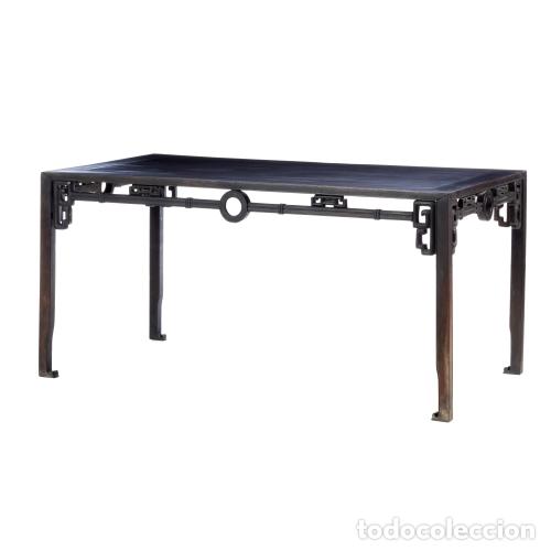 Antiquit&eacute;s: Mesa de comedor china de madera noble - siglo XIX