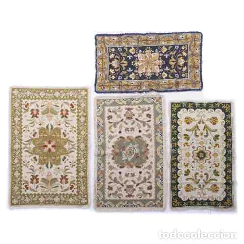 Antiguidades: Alfombras y tapices - Cuatro alfombras Arraiolos - 137x81 cm