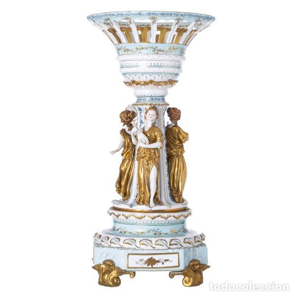 Antiquit&auml;ten: Porcelana - Centro de mesa Luis XV - Meissen (75 cm)