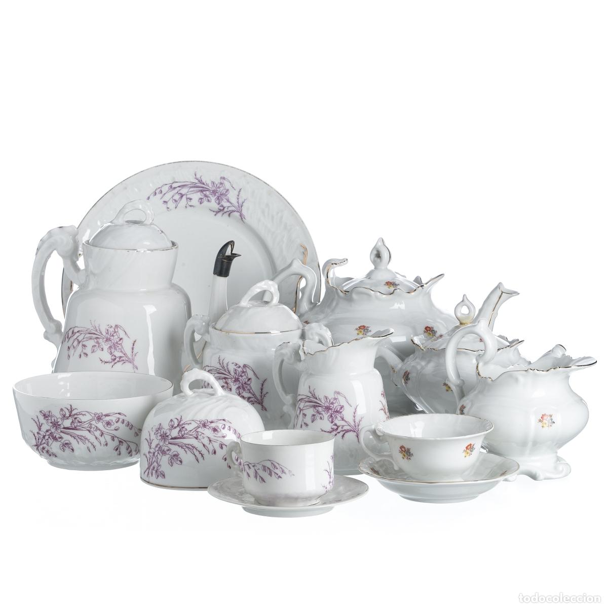 Antiques: Porcelana - Dos juegos de t&eacute; - Vista Alegre