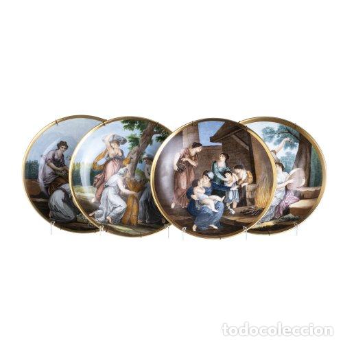 Antig&uuml;edades: Porcelana - Estaciones - Baviera - Foto 1
