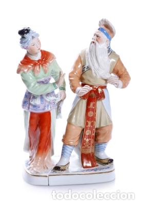 Antiques: Porcelana - Dos figuras
