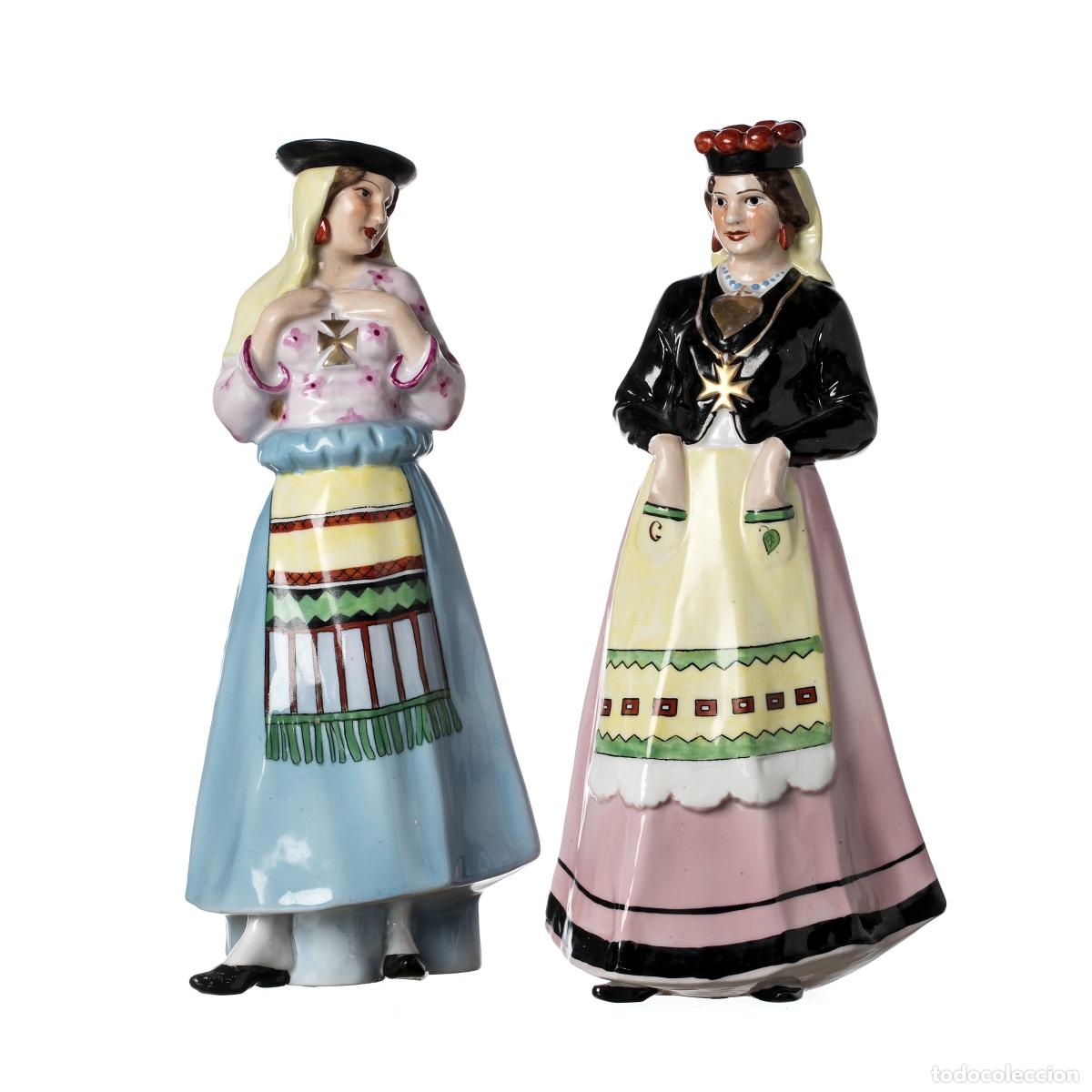 Antiques: Porcelana - Botella Varina y botella Minho - Vista Alegre