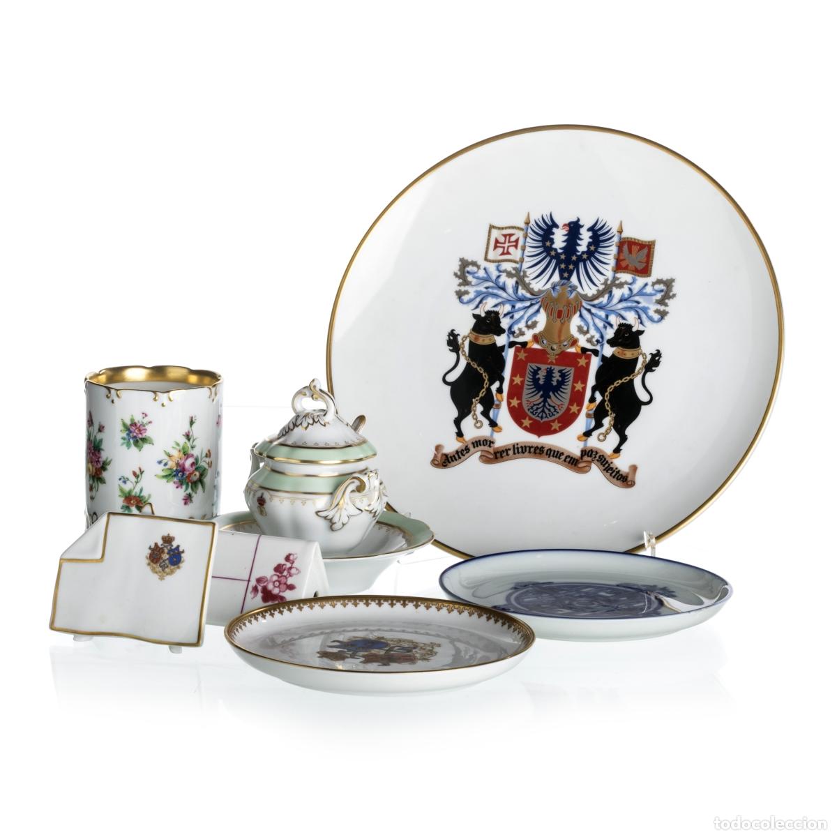 Antiques: Porcelana - Juego de siete piezas - Vista Alegre