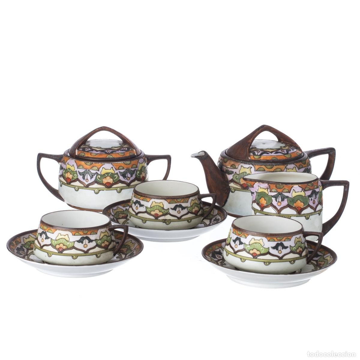 Oggetti Antichi: Porcelana - Juego de t&eacute; Art Nouveau - Nippon