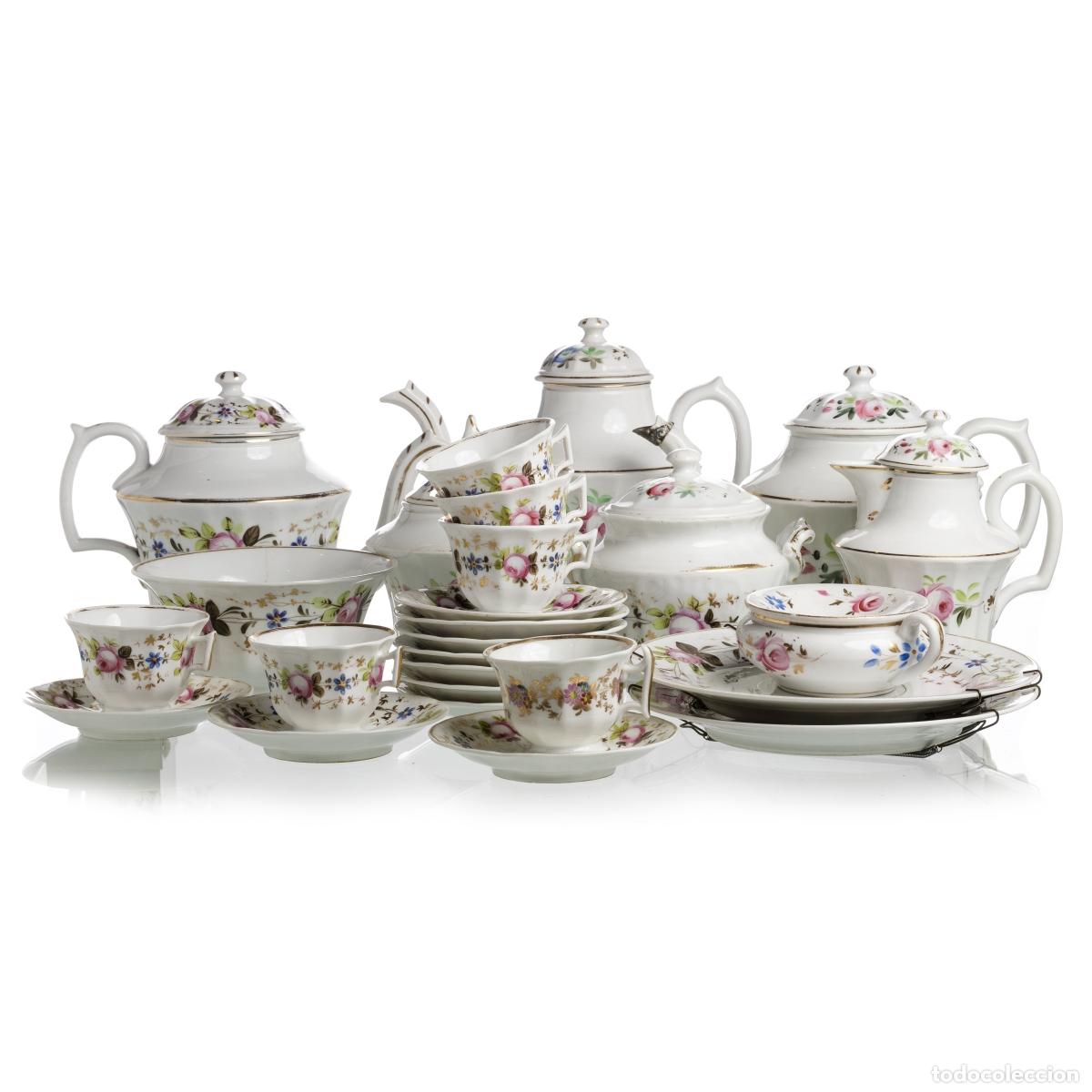 Antiquit&eacute;s: Porcelana - Juego de t&eacute; y caf&eacute; - Vista Alegre