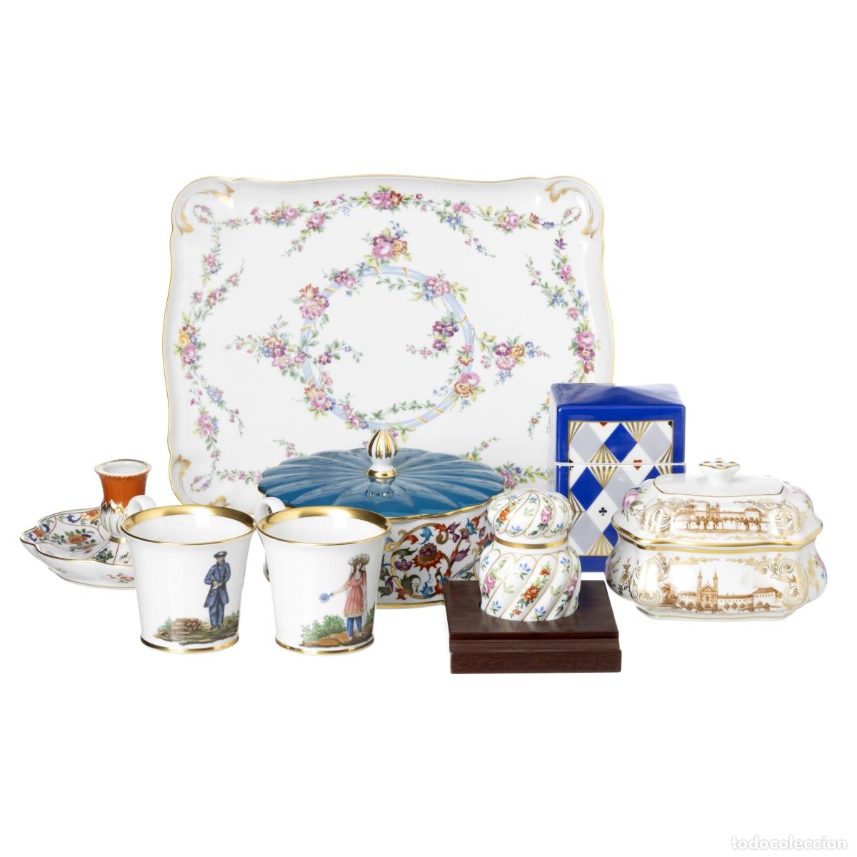 Antig&uuml;edades: Porcelana - Siete piezas, club de coleccionistas Vista Alegre