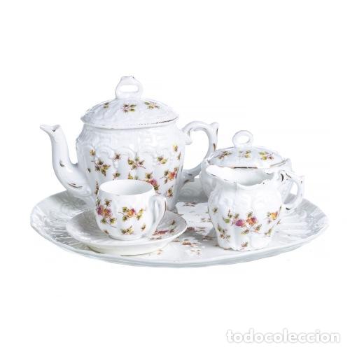 Antiques: Porcelana - Servicio T&ecirc;te-&agrave;-t&ecirc;te - Siglo XIX