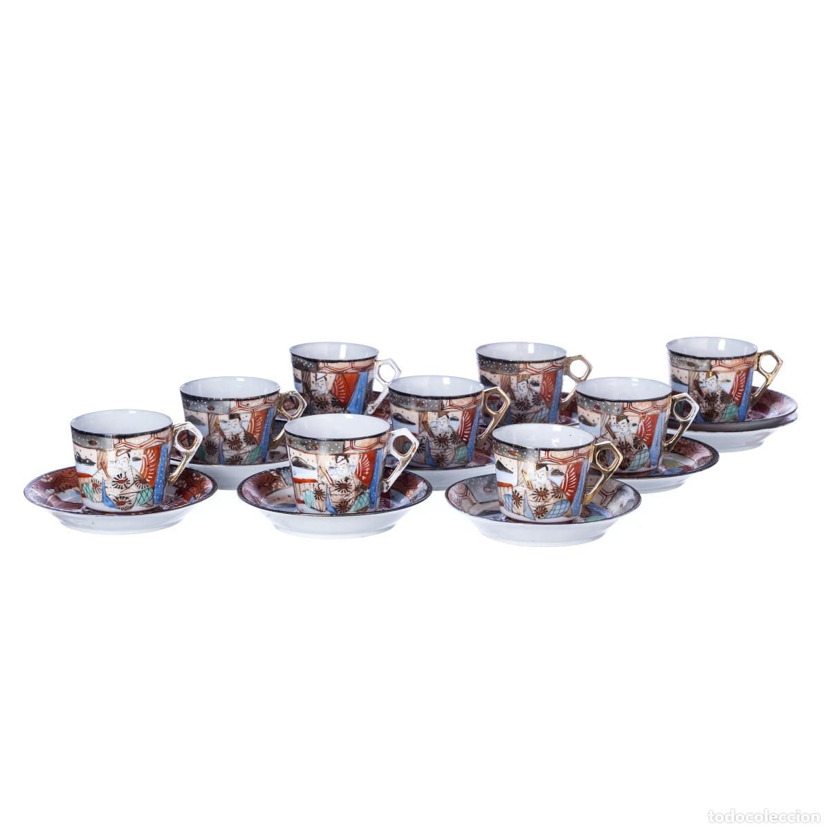 Antiques: Tazas de caf&eacute; de porcelana oriental