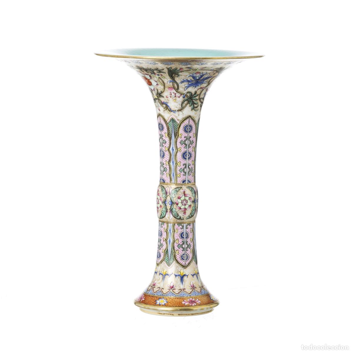 Antiquit&eacute;s: Porcelana oriental - Jarr&oacute;n de loto