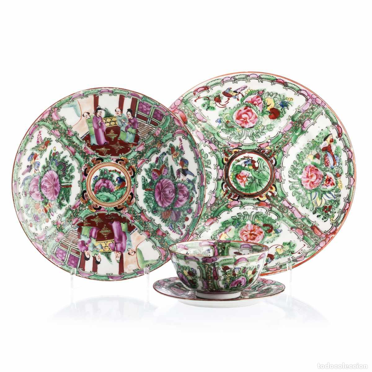 Antig&uuml;edades: Porcelana oriental - Juego de tres piezas