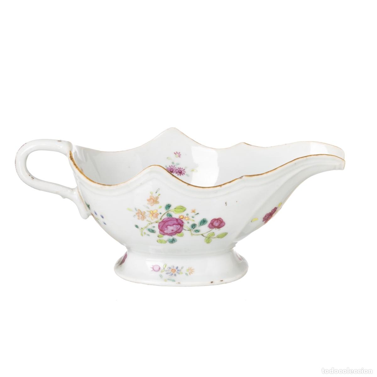 Antig&uuml;edades: Porcelana oriental - Salsera - Compa&ntilde;&iacute;a Brit&aacute;nica de las Indias Orientales