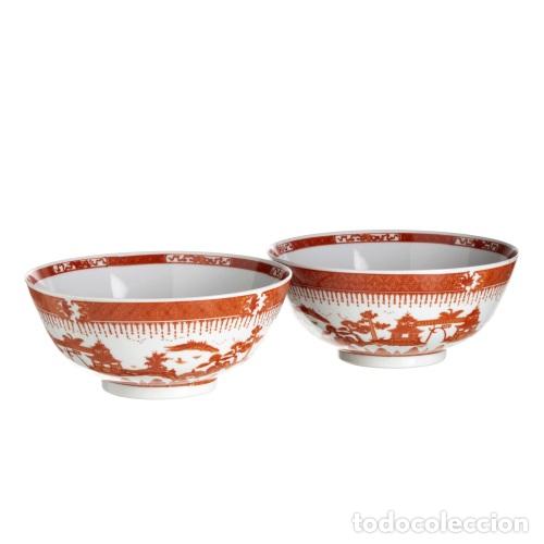 Antig&uuml;edades: Porcelana oriental - Par de vasos - Foto 1