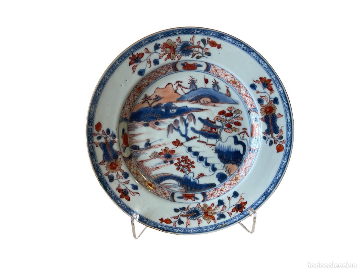 Oggetti Antichi: Porcelana oriental - Plato - Compa&ntilde;&iacute;a Brit&aacute;nica de las Indias Orientales