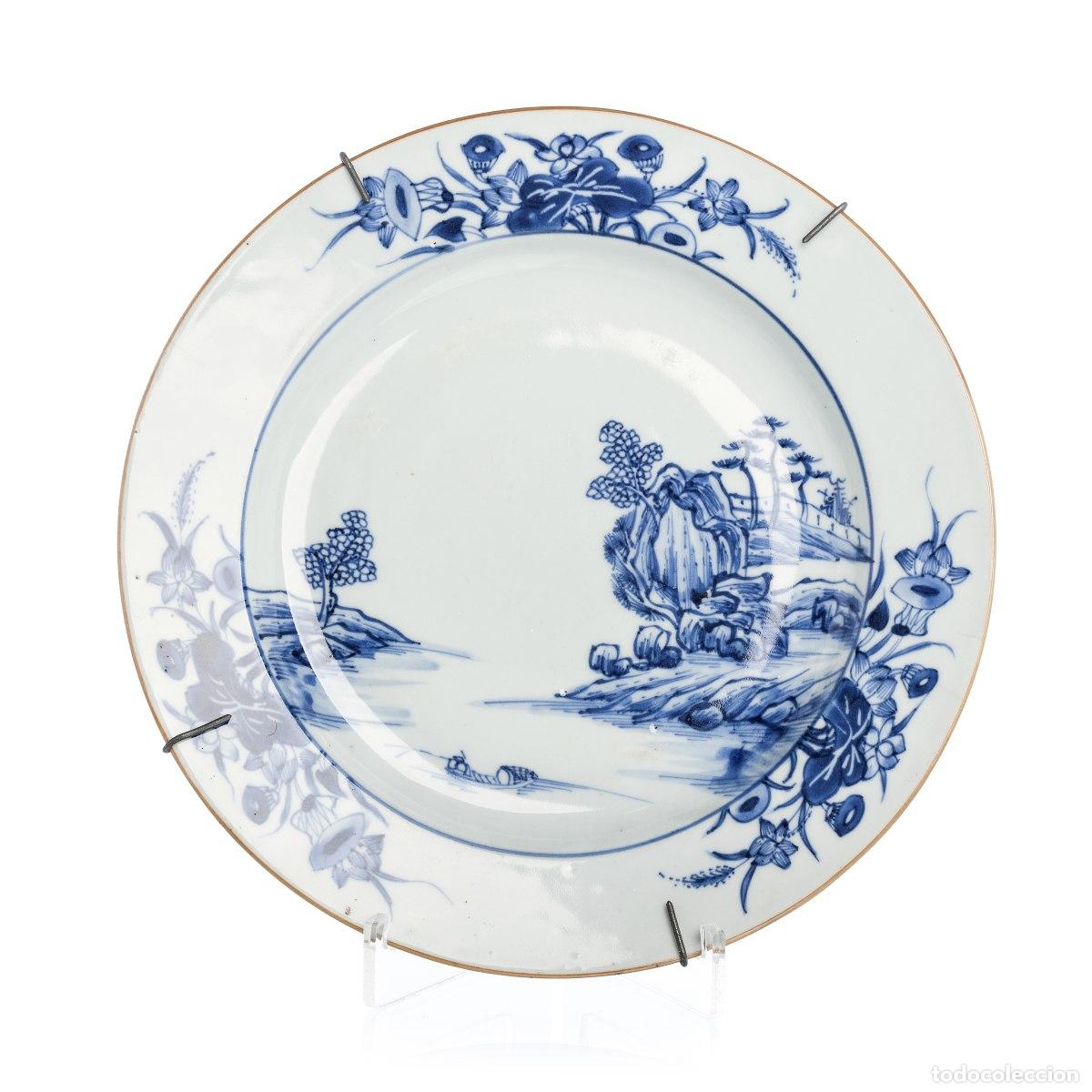 Antiguidades: Porcelana oriental - Plato - Compa&ntilde;&iacute;a Brit&aacute;nica de las Indias Orientales