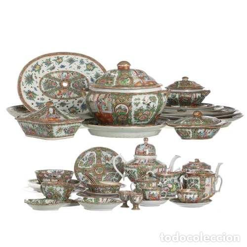 Antig&uuml;edades: Porcelana oriental: vajilla, juego de t&eacute; y caf&eacute;.