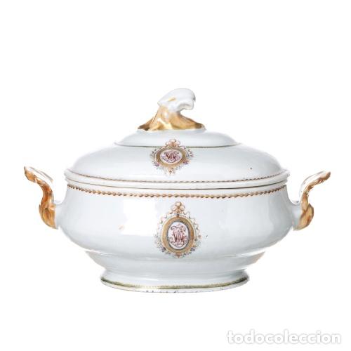 Antig&uuml;edades: Porcelana oriental - Sopera - Compa&ntilde;&iacute;a Brit&aacute;nica de las Indias Orientales
