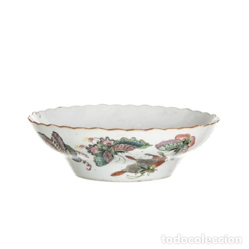 Oggetti Antichi: Porcelana oriental - Cuenco con borde festoneado