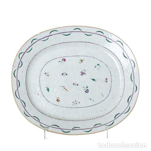 Antiguidades: Porcelana oriental - Plato para servir - Compa&ntilde;&iacute;a Brit&aacute;nica de las Indias Orientales