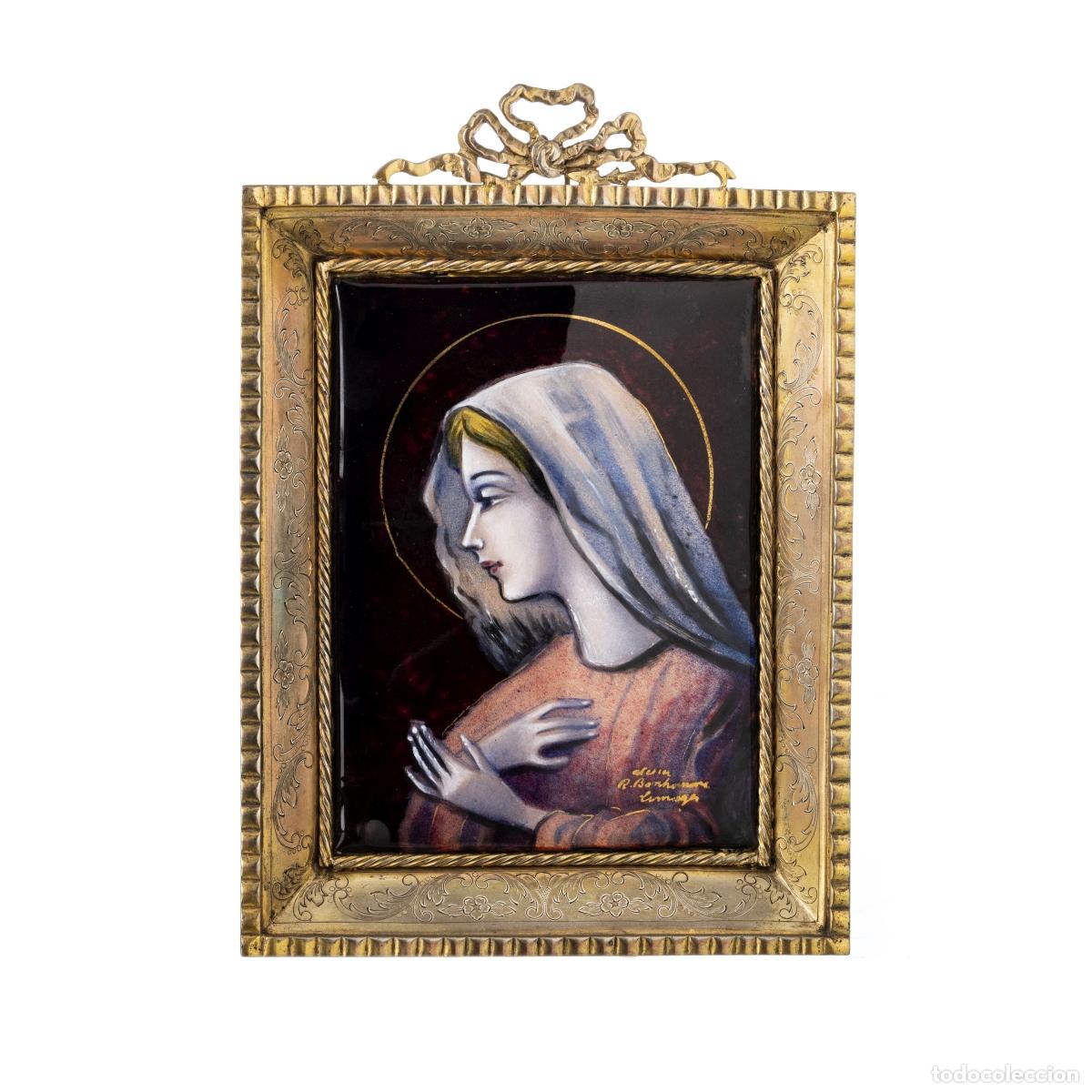 Antig&uuml;edades: Plata - Nuestra Se&ntilde;ora con marco de plata - Foto 1