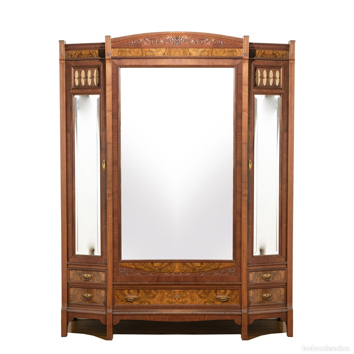 Antiguidades: Armario Art Nouveau