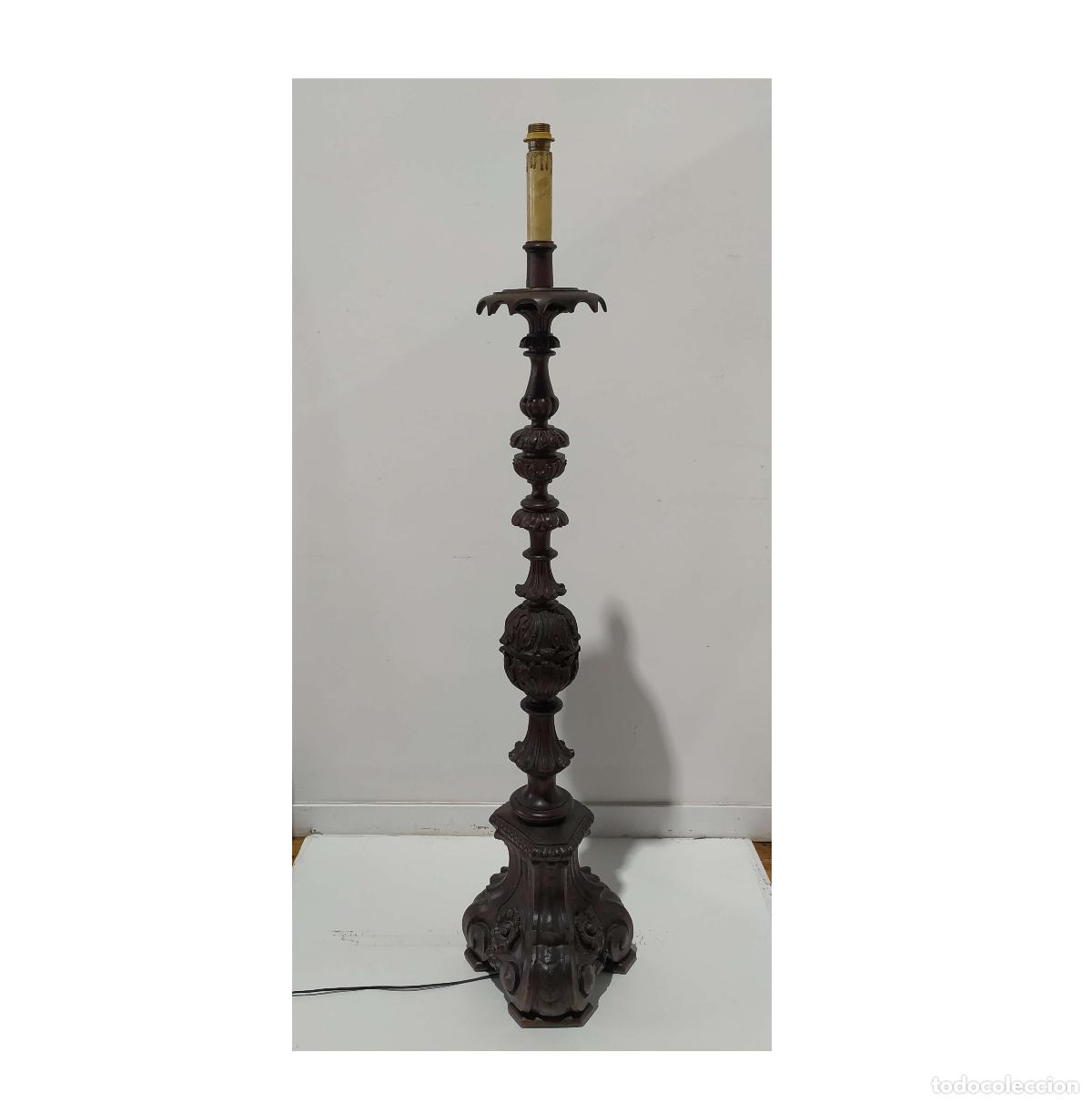 Antig&uuml;edades: Antorcha del rey Jos&eacute; - siglo XIX (156 cm) - Foto 1