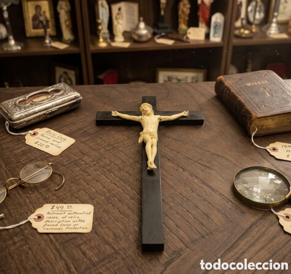 Antig&uuml;edades: Impresionante Cristo de hueso