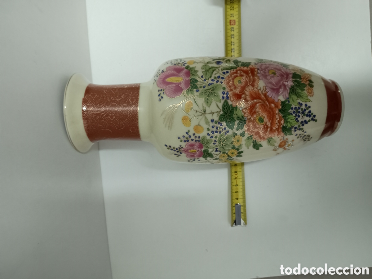 Antig&uuml;edades: JARR&Oacute;N DE PORCELANA JAPONESA - 30 cms - Foto 7
