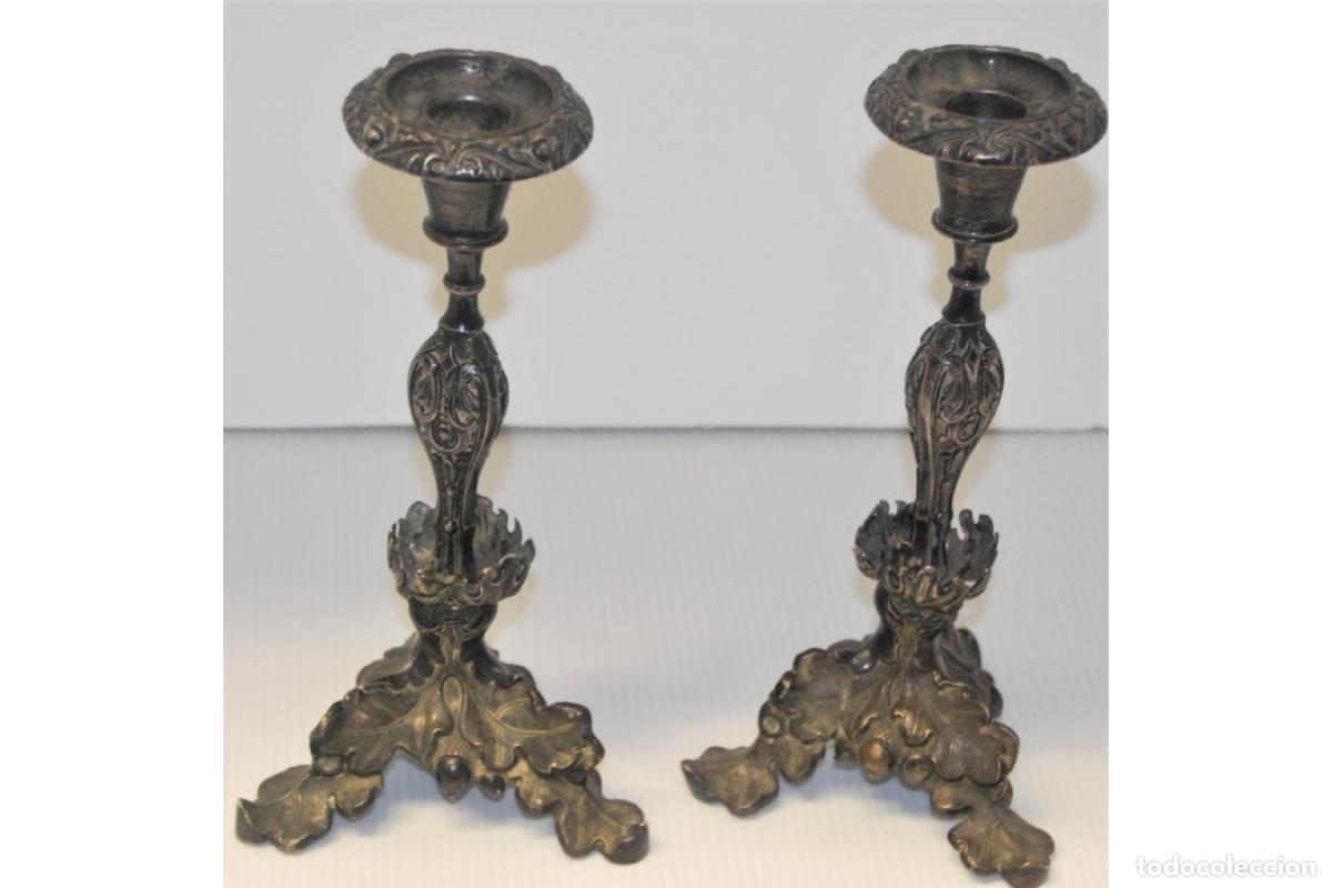 Antig&uuml;edades: candelabros de plata - Foto 4