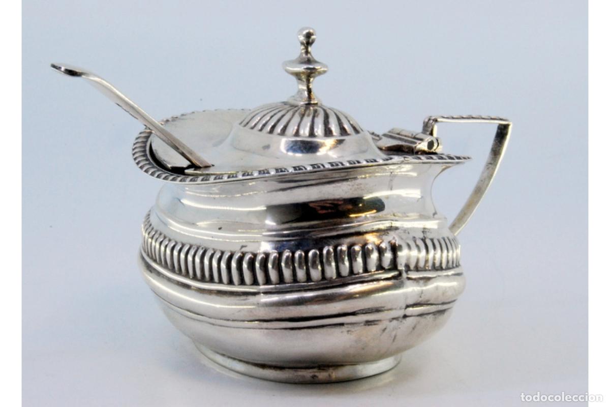 Antig&uuml;edades: azucarero de plata - Foto 6
