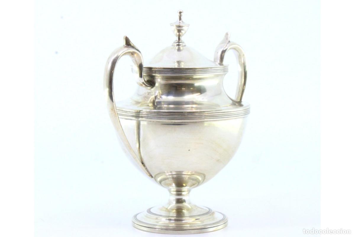 Antig&uuml;edades: azucarero de plata - Foto 4