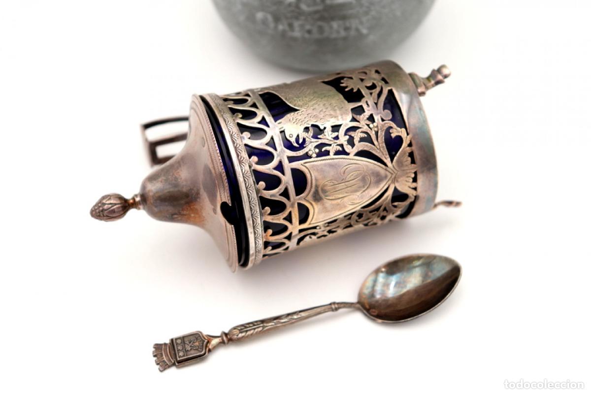 Antig&uuml;edades: azucarero de plata - Foto 2