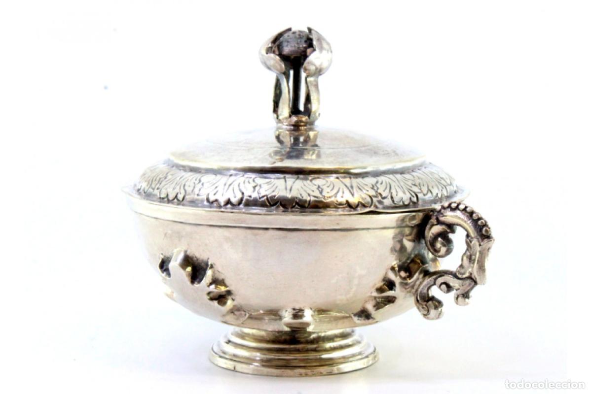 Antig&uuml;edades: azucarero de plata - Foto 3