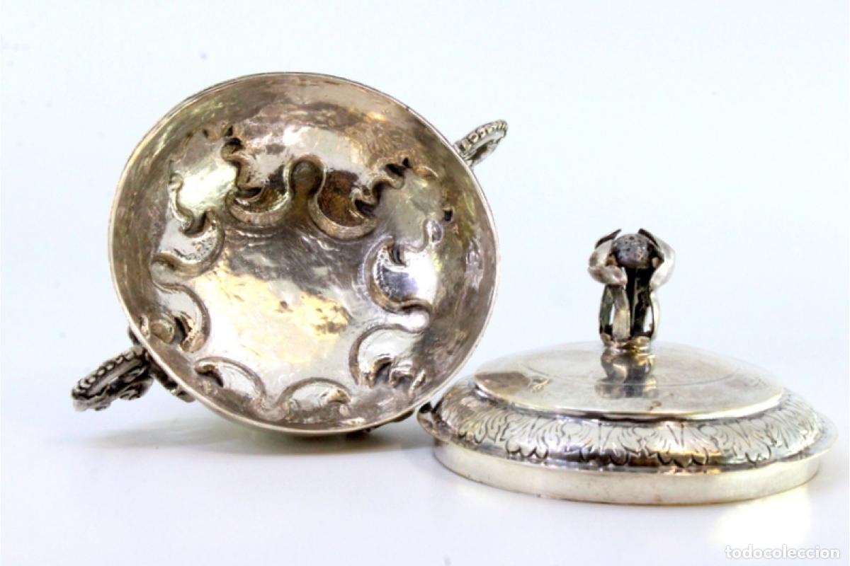 Antig&uuml;edades: azucarero de plata - Foto 5
