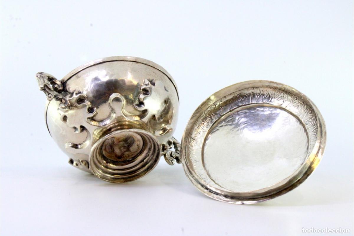 Antig&uuml;edades: azucarero de plata - Foto 7