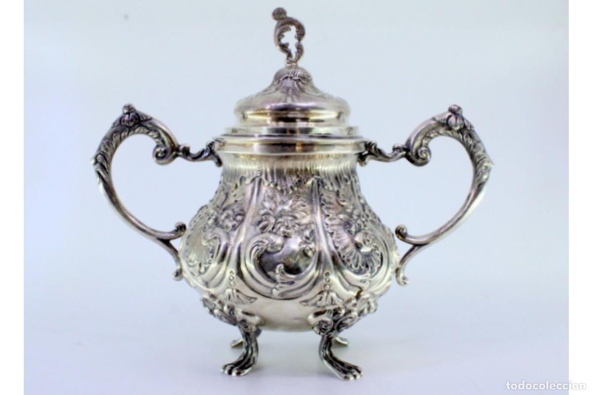 Antig&uuml;edades: azucarero de plata - Foto 2