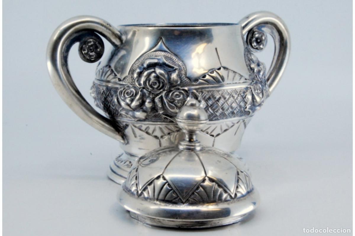 Antig&uuml;edades: azucarero de plata - Foto 3