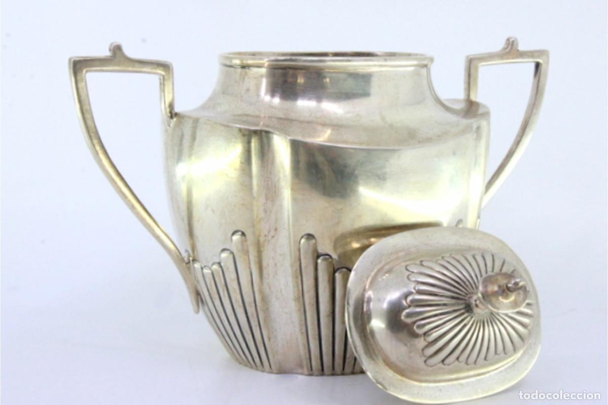 Antig&uuml;edades: azucarero de plata - Foto 6