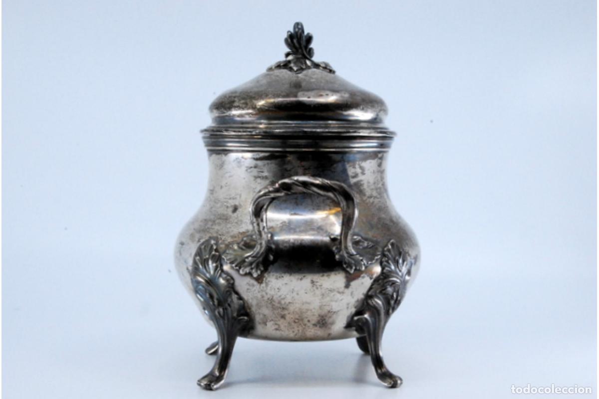 Antig&uuml;edades: azucarero de plata - Foto 8