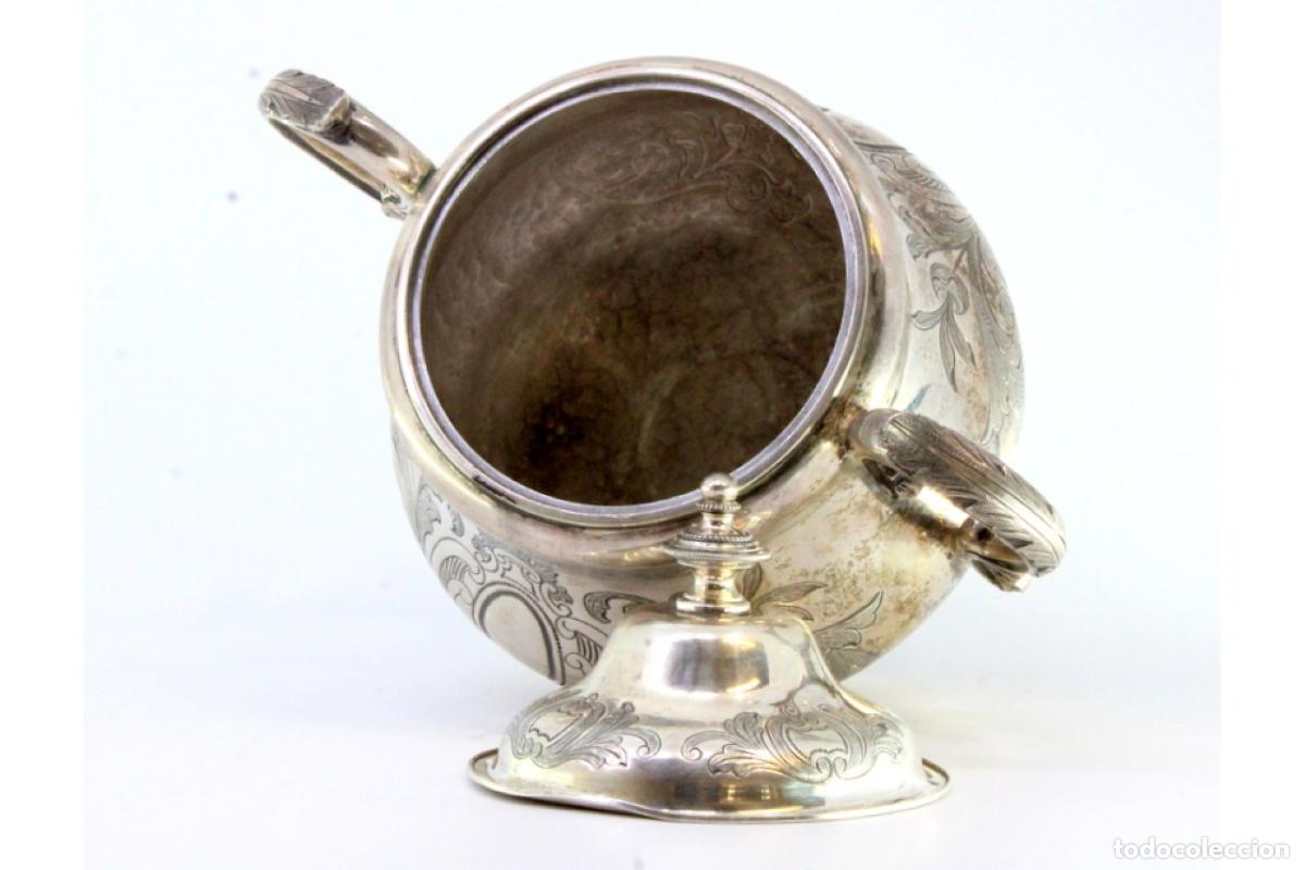Antig&uuml;edades: azucarero de plata - Foto 4
