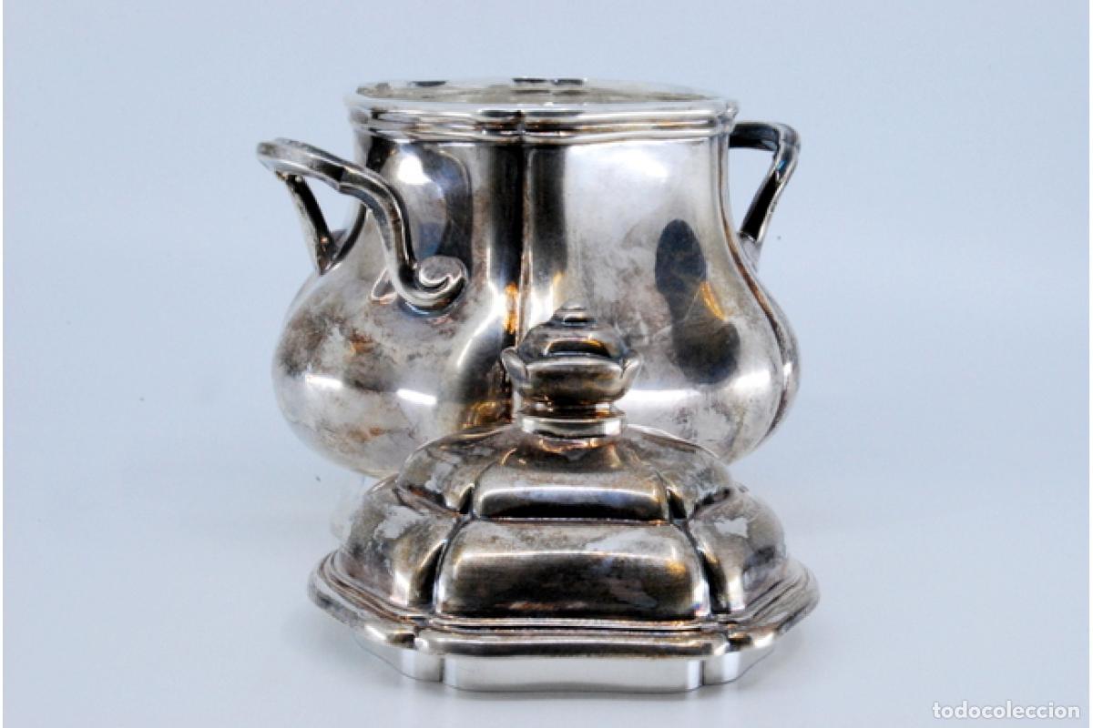 Antig&uuml;edades: azucarero de plata - Foto 7