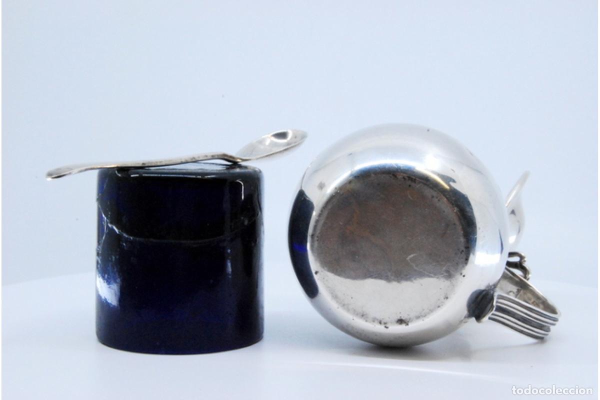 Antig&uuml;edades: azucarero de plata - Foto 4