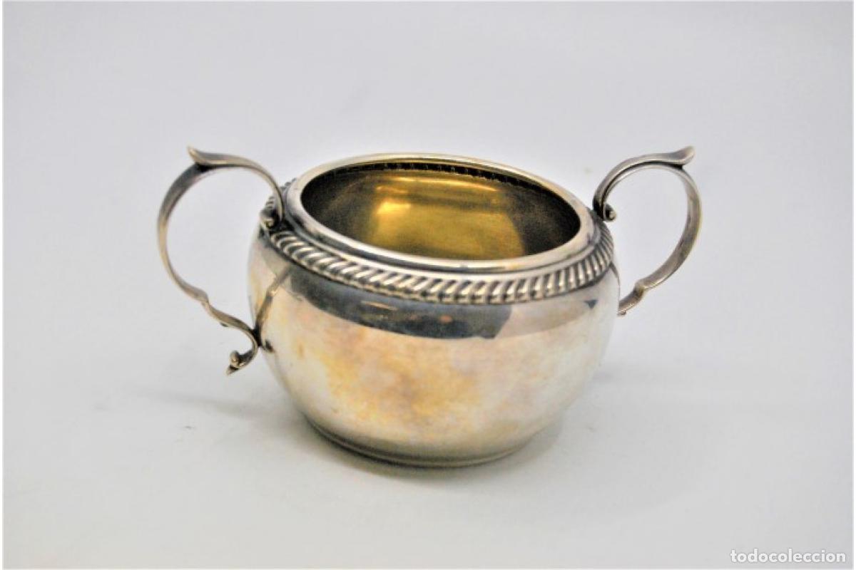 Antig&uuml;edades: azucarero de plata - Foto 6
