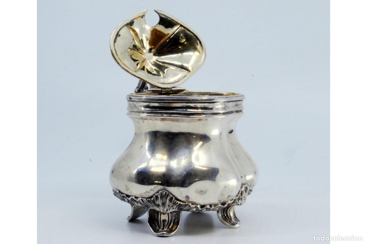 Antig&uuml;edades: azucarero de plata - Foto 2