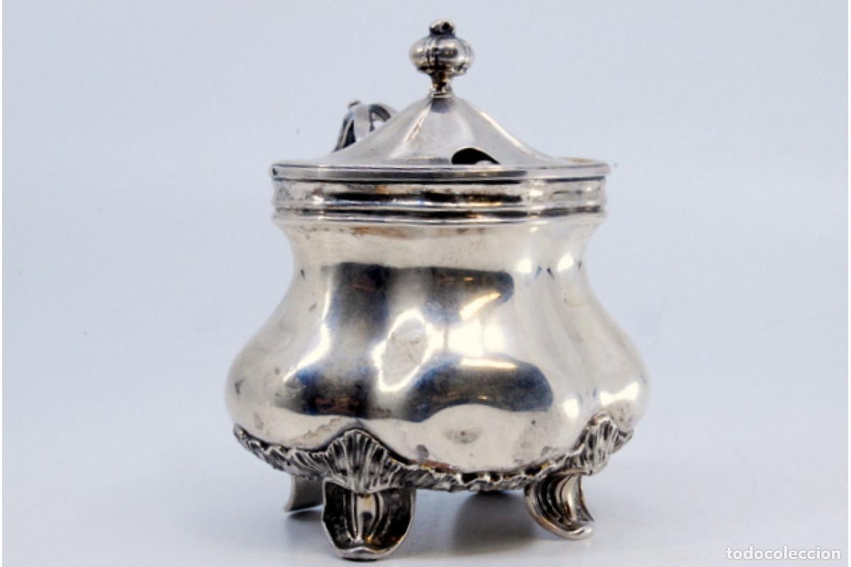 Antig&uuml;edades: azucarero de plata - Foto 5