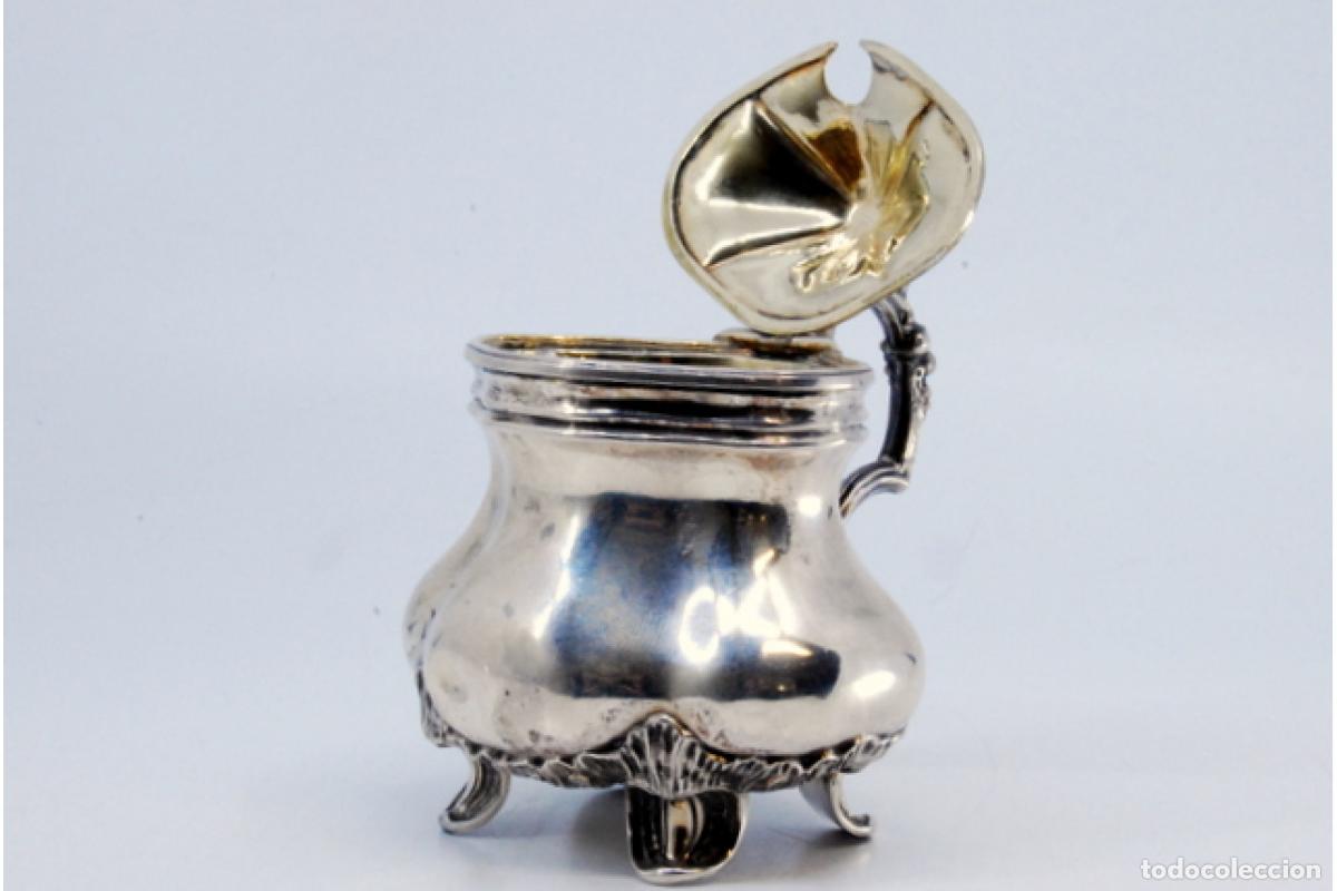 Antig&uuml;edades: azucarero de plata - Foto 6