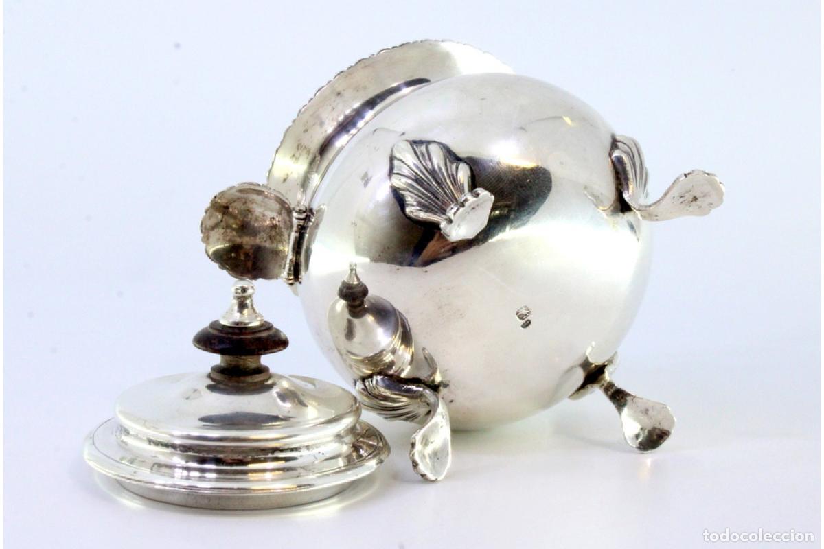 Antig&uuml;edades: azucarero de plata - Foto 6