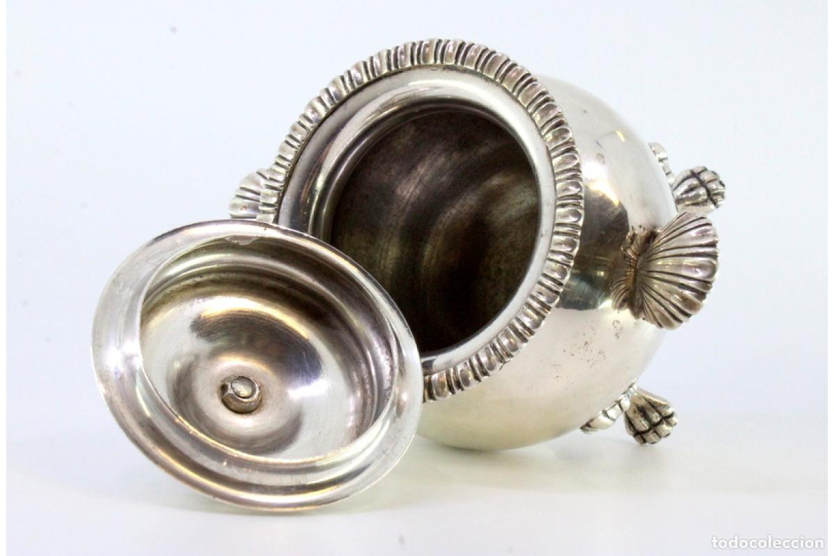 Antig&uuml;edades: azucarero de plata - Foto 7