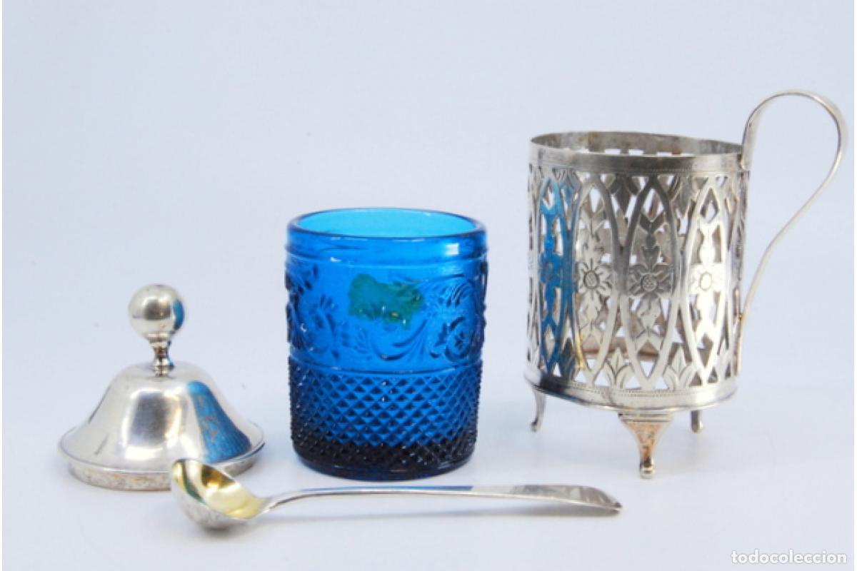 Antig&uuml;edades: azucarero de plata - Foto 4